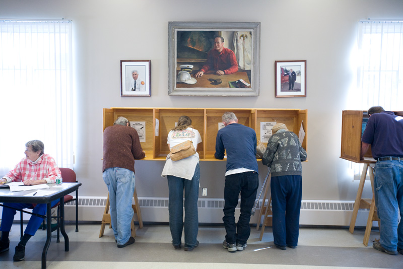 voting booths