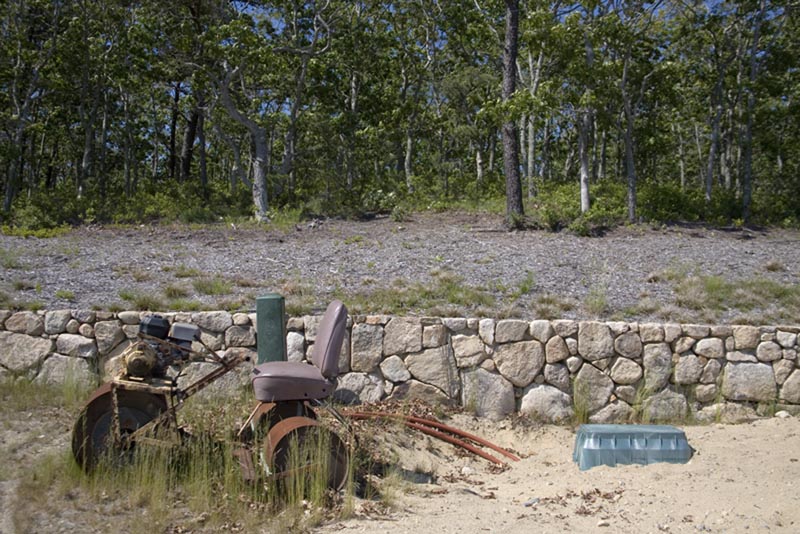 rusting construction equipment