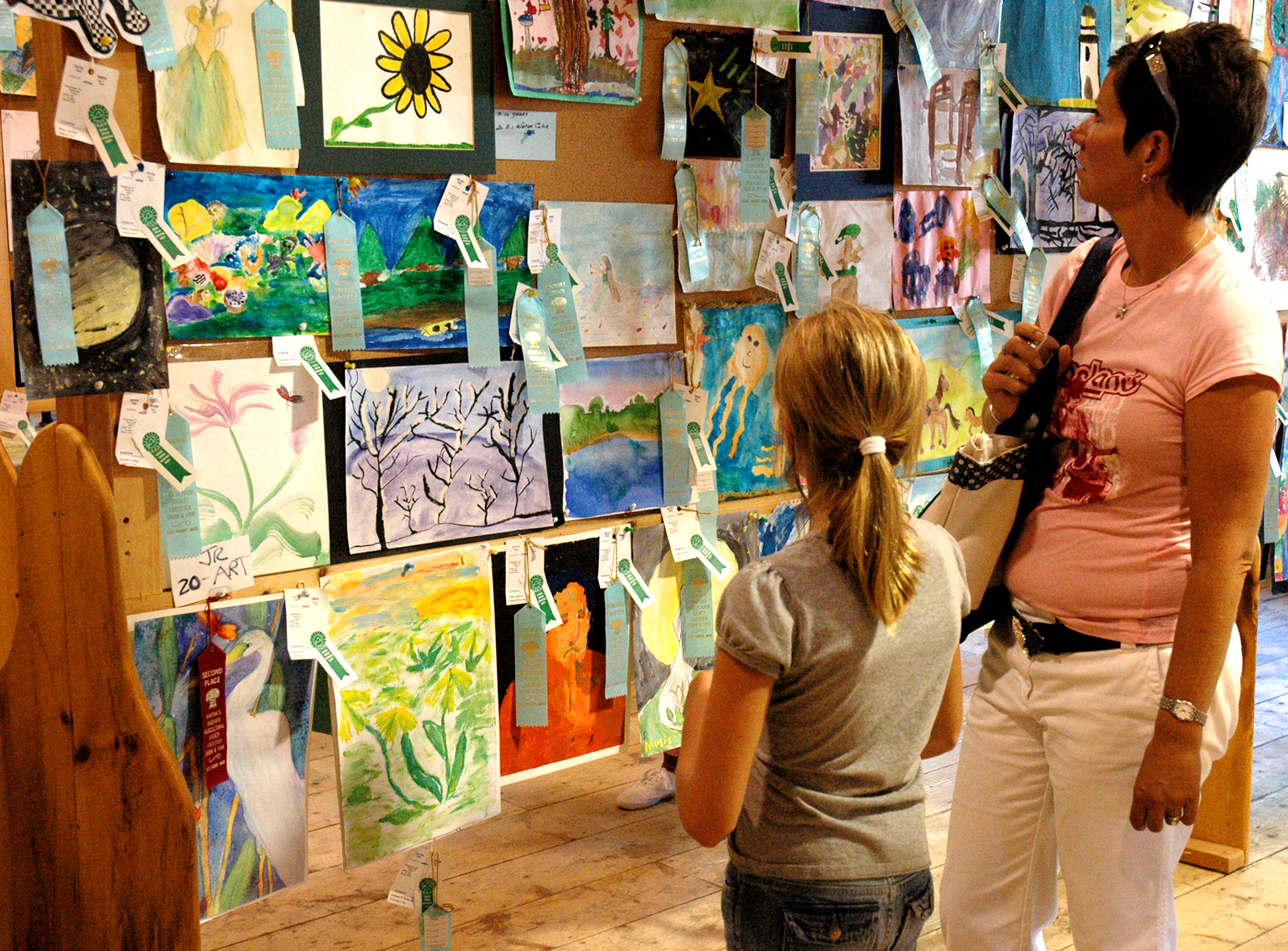 Junior art at the Ag Fair