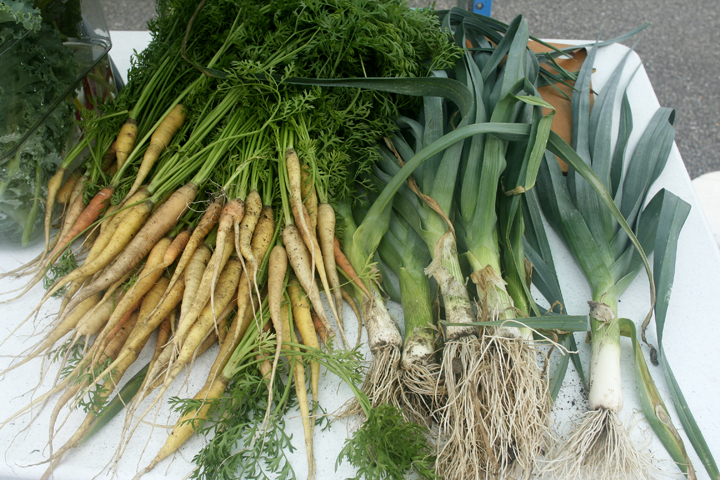 carrots leeks