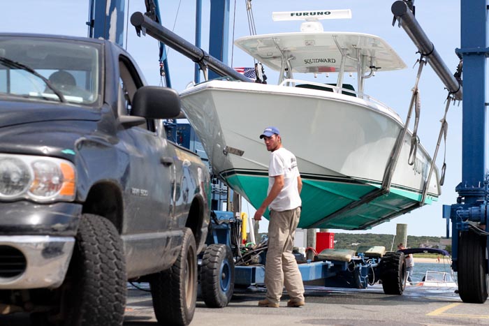 Anthony Dore boat ship yard trailer