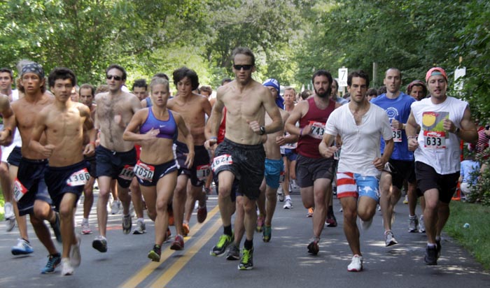 Chilmark road race start
