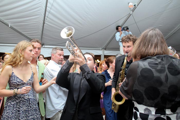 band playing