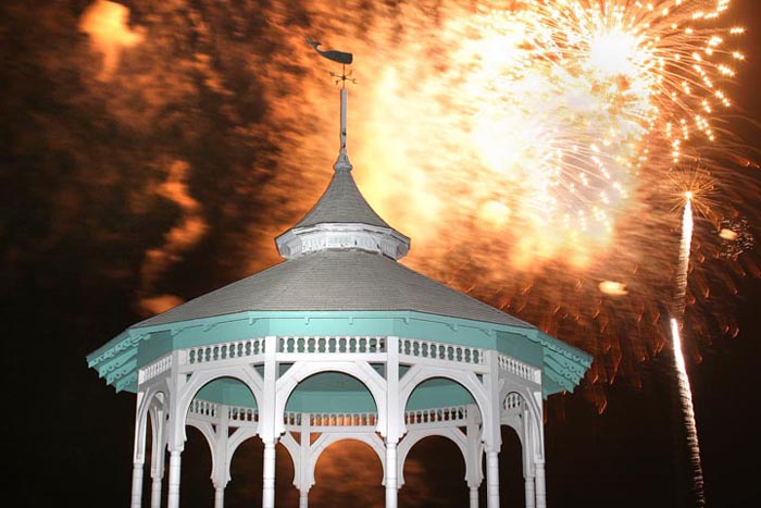 fireworks bandstand