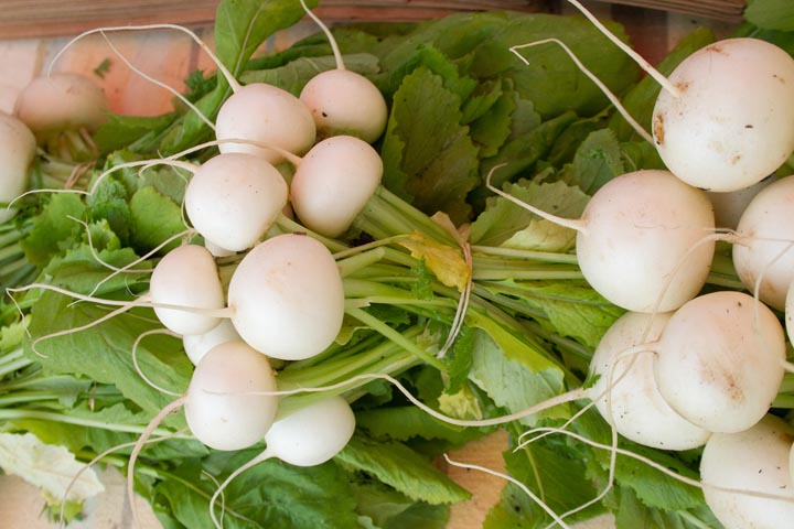 white turnips