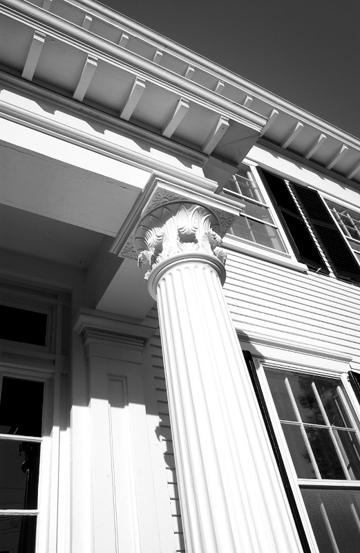 Dr. Daniel Fisher House column