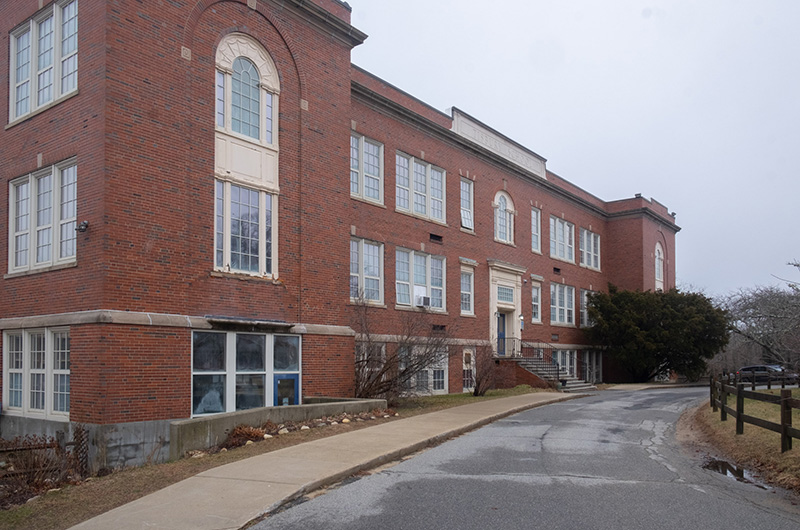 Exterior of the Tisbury School