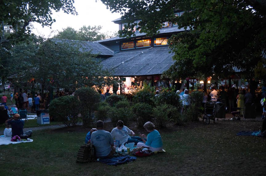 Summer music reached across Trinity Circle.