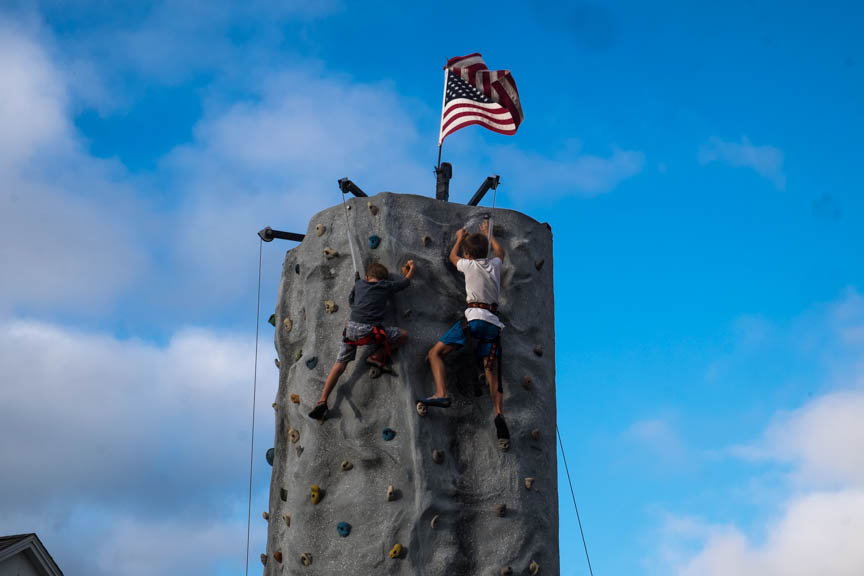 Cliff hanging