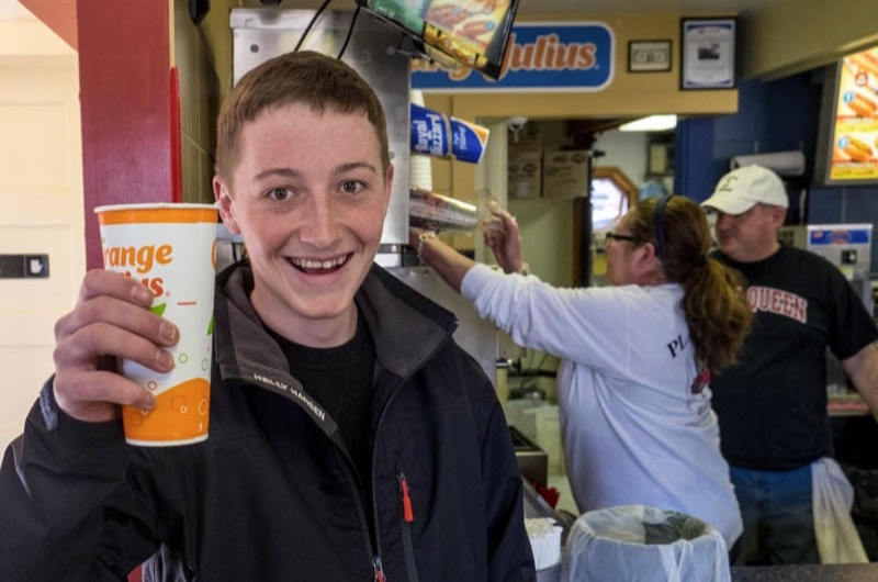 First in line when Dairy Queen opened