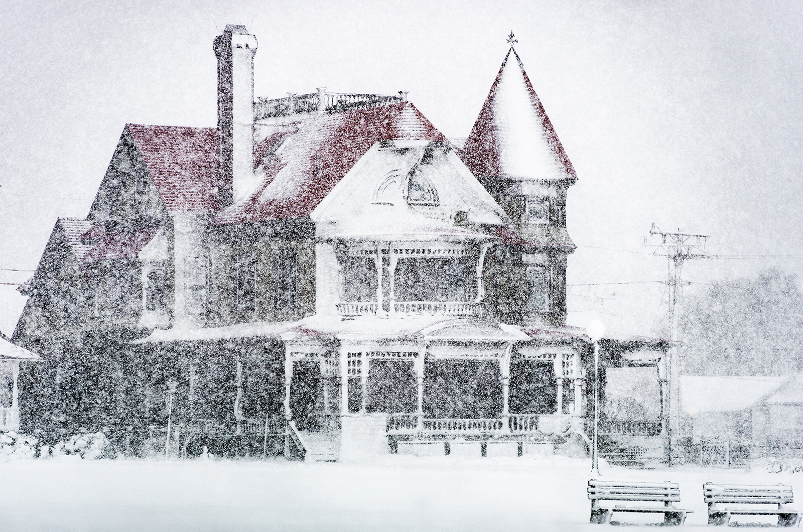The famous Corbin-Norton House in Oak Bluffs.