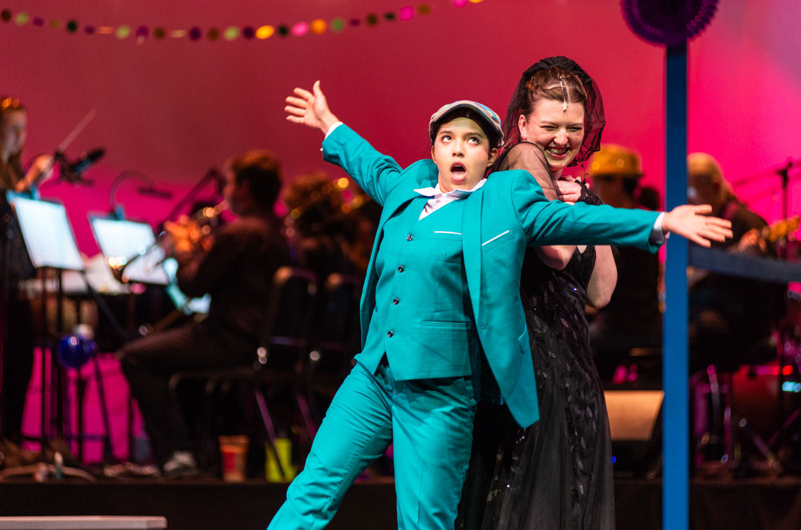 Viola (Gabi Silveira) expresses passion for Olivia (Emma Burt).
