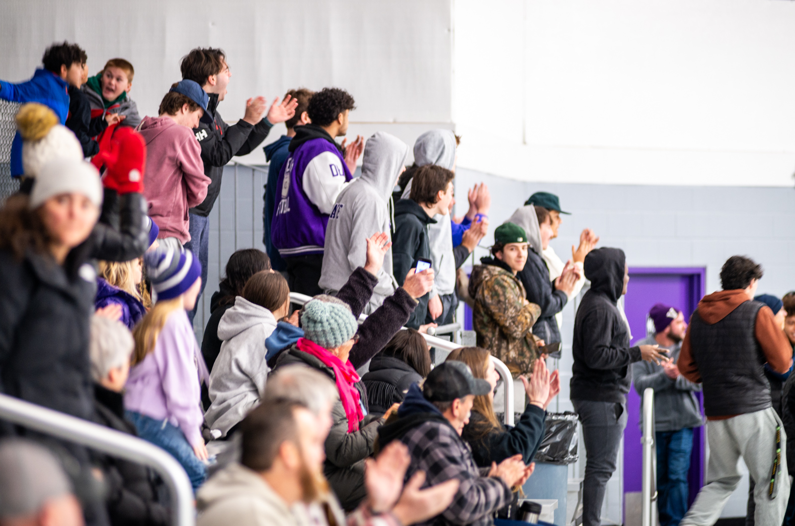The home crowd celebrates another goal.