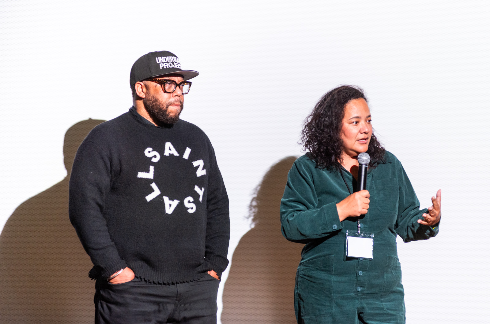 Rev. Lennox Yearwood Jr. and dream hampton introducing Underwater Projects.