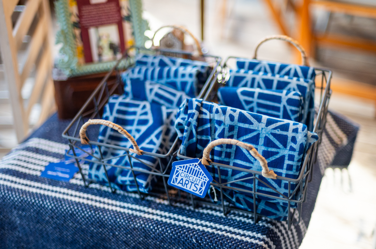 Textile goods produced by Archil Designs for the festival.