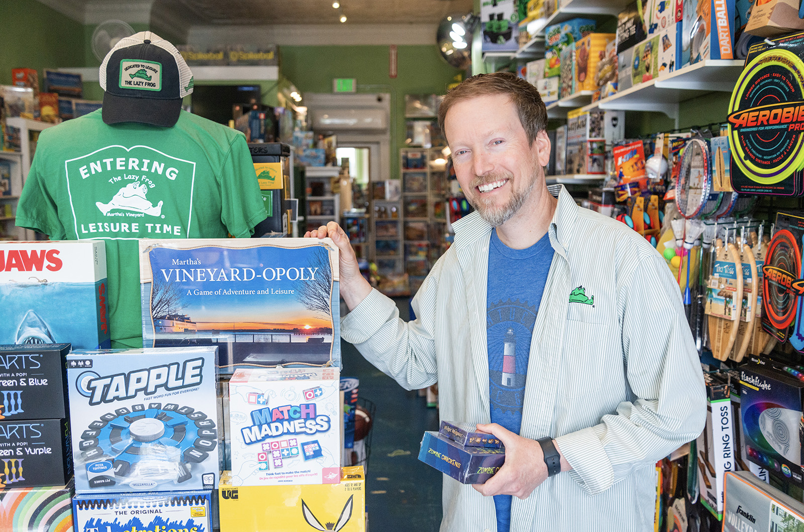 Jake Gifford of Lazy Frog is excited for the bigger crowds.