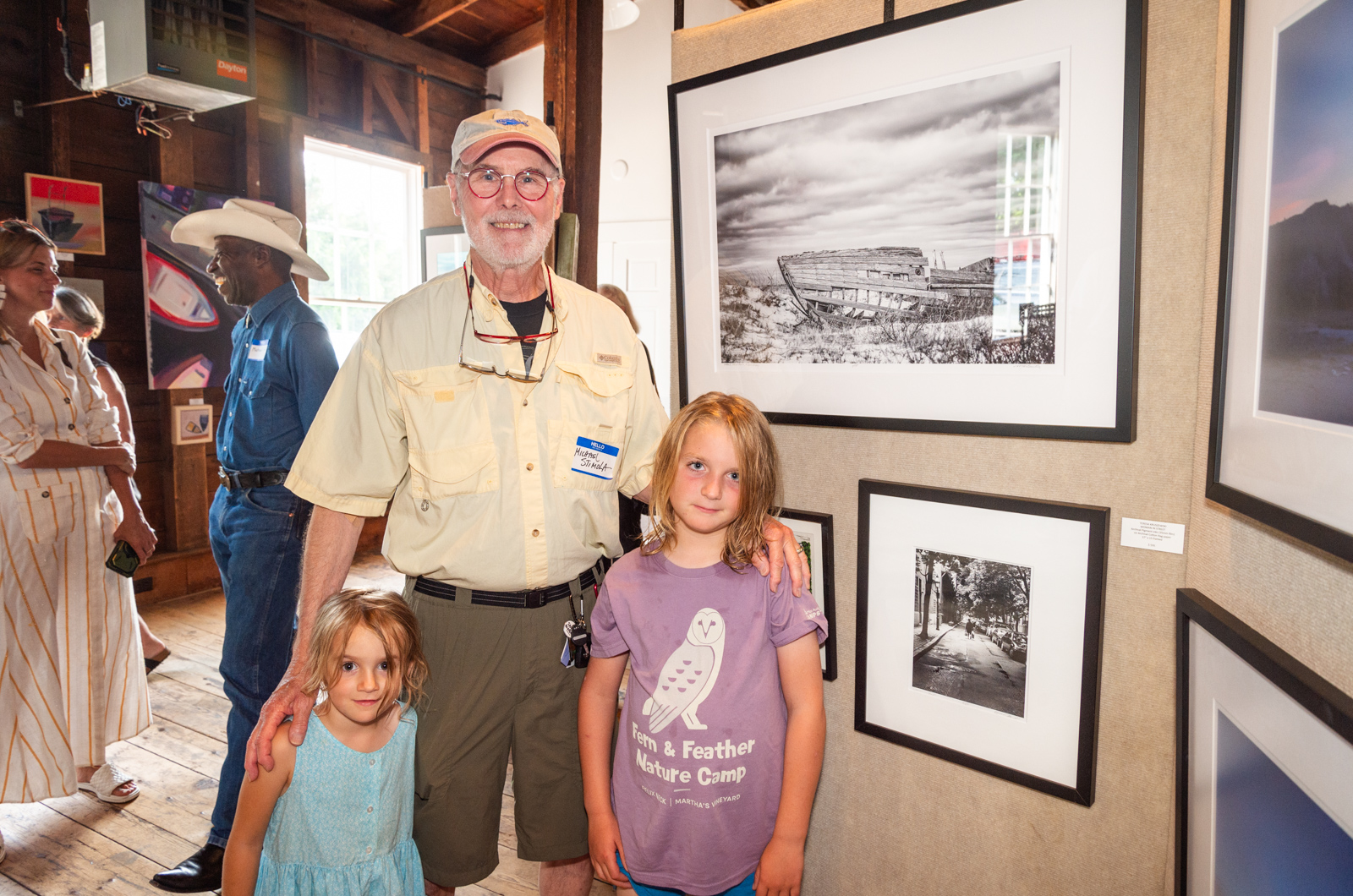 Mike Stimola with grandkids Willa and Griffin Ryan.
