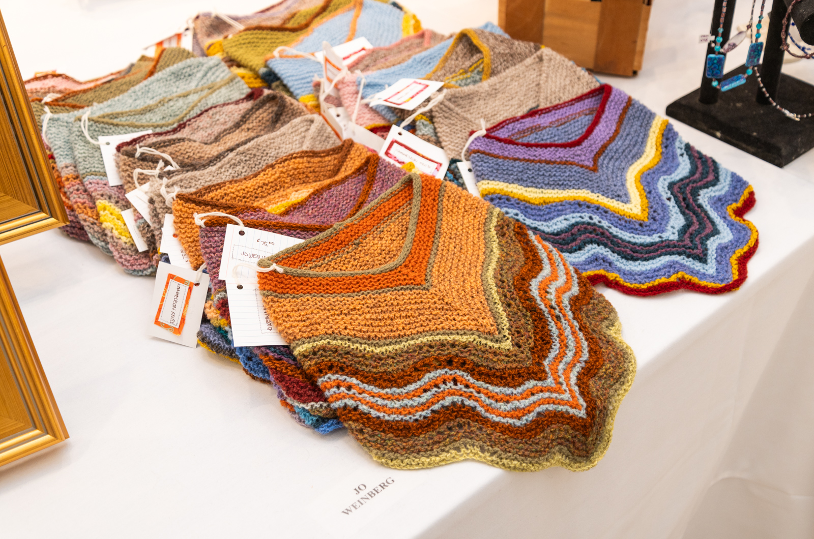 Knitwear by Jo Weinberg.