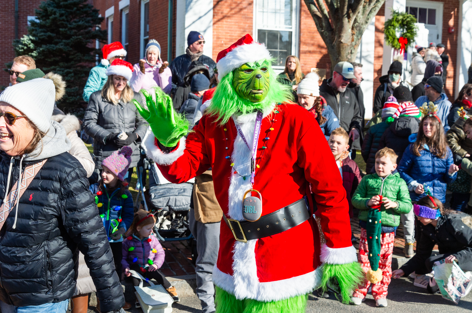 Even a grinch could not resist joining in the fun.