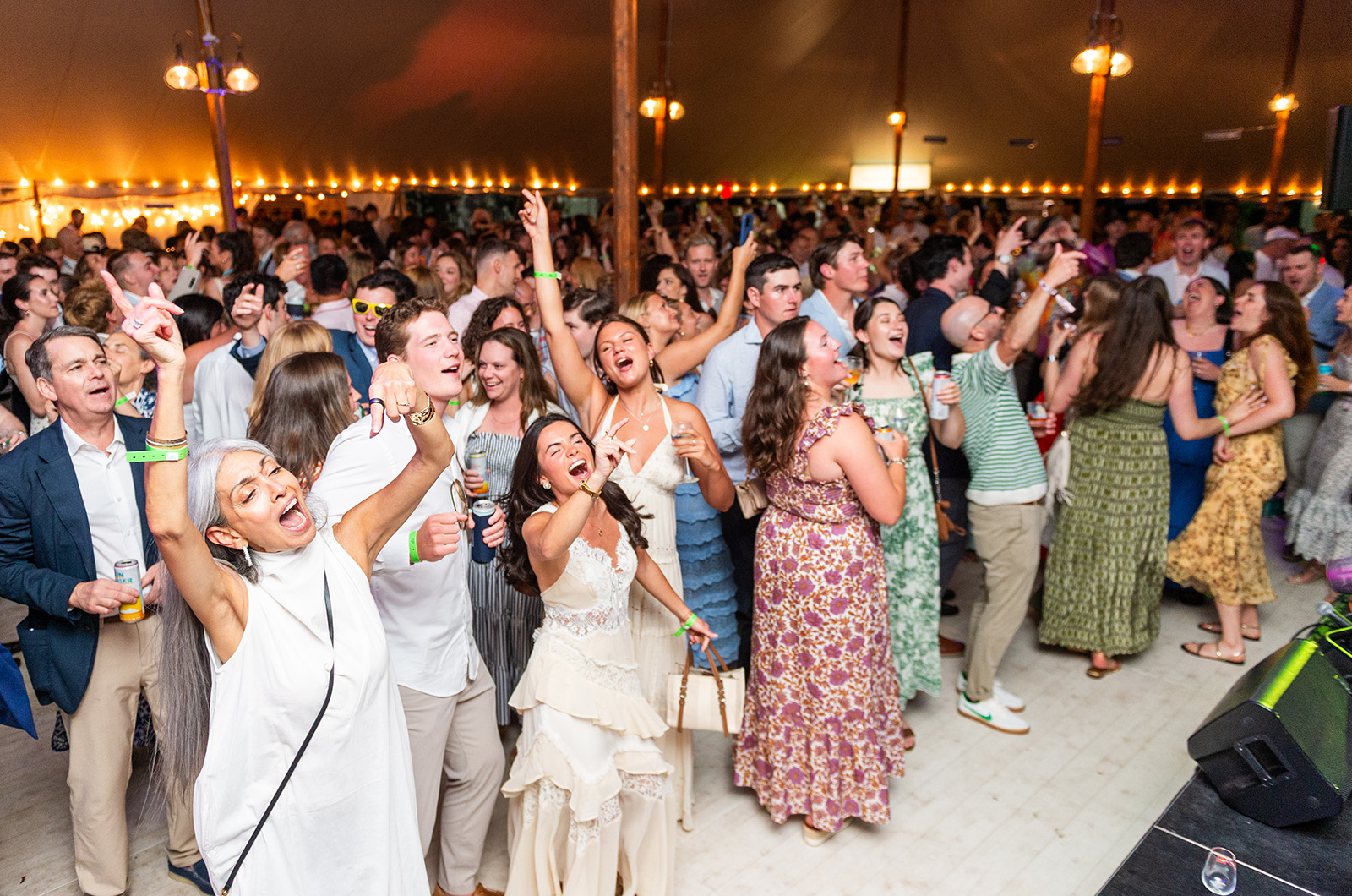 Dancing the night away.