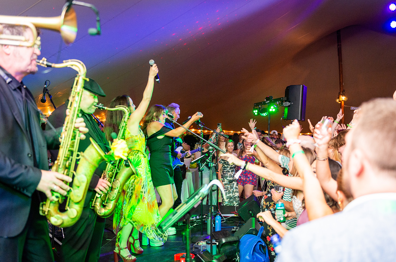 The Vine Shakers rock the Taste for the first time.