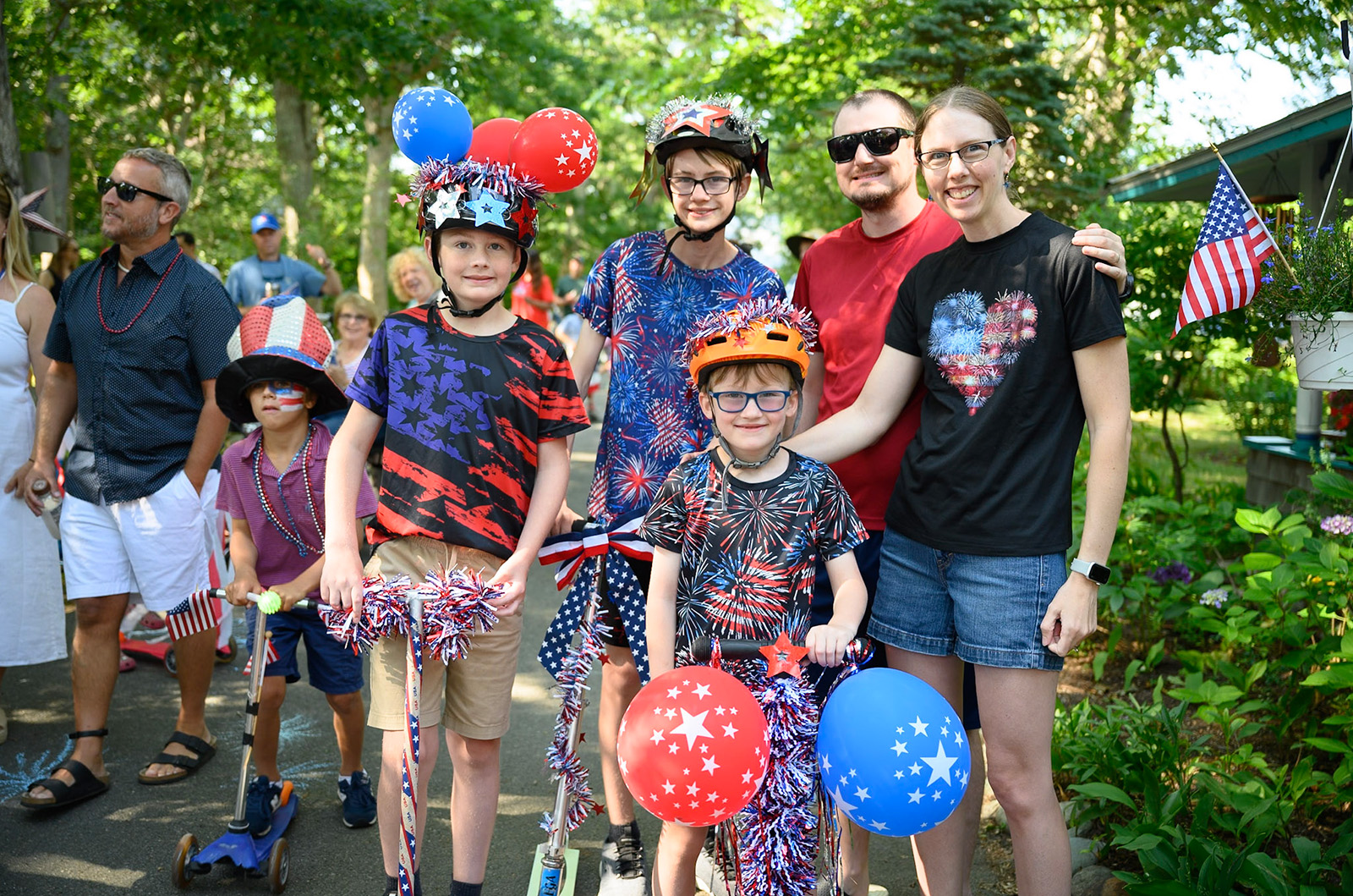The Murphy family came out in style.