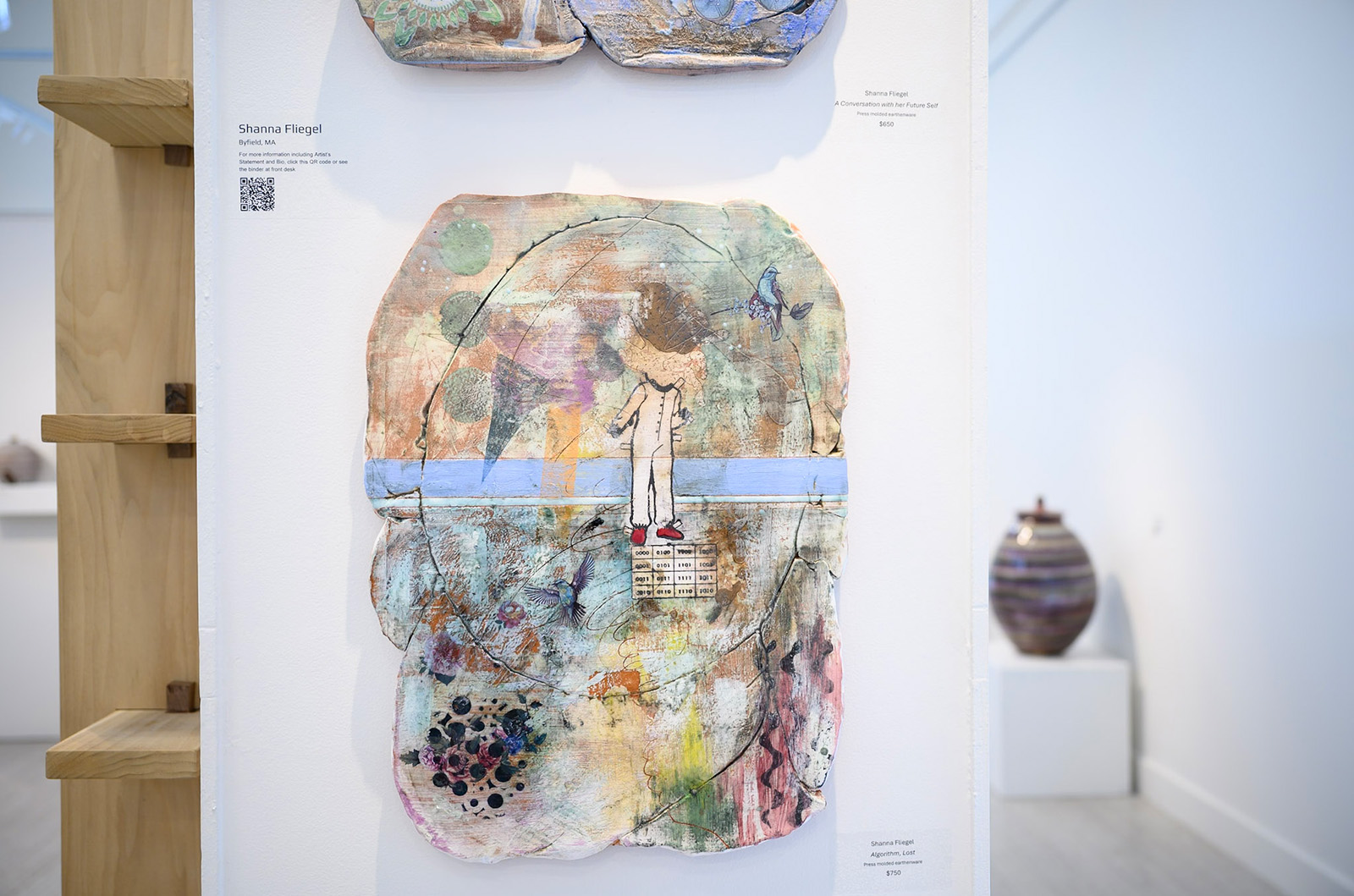 Wall-based pieces Shanna Fliegel.