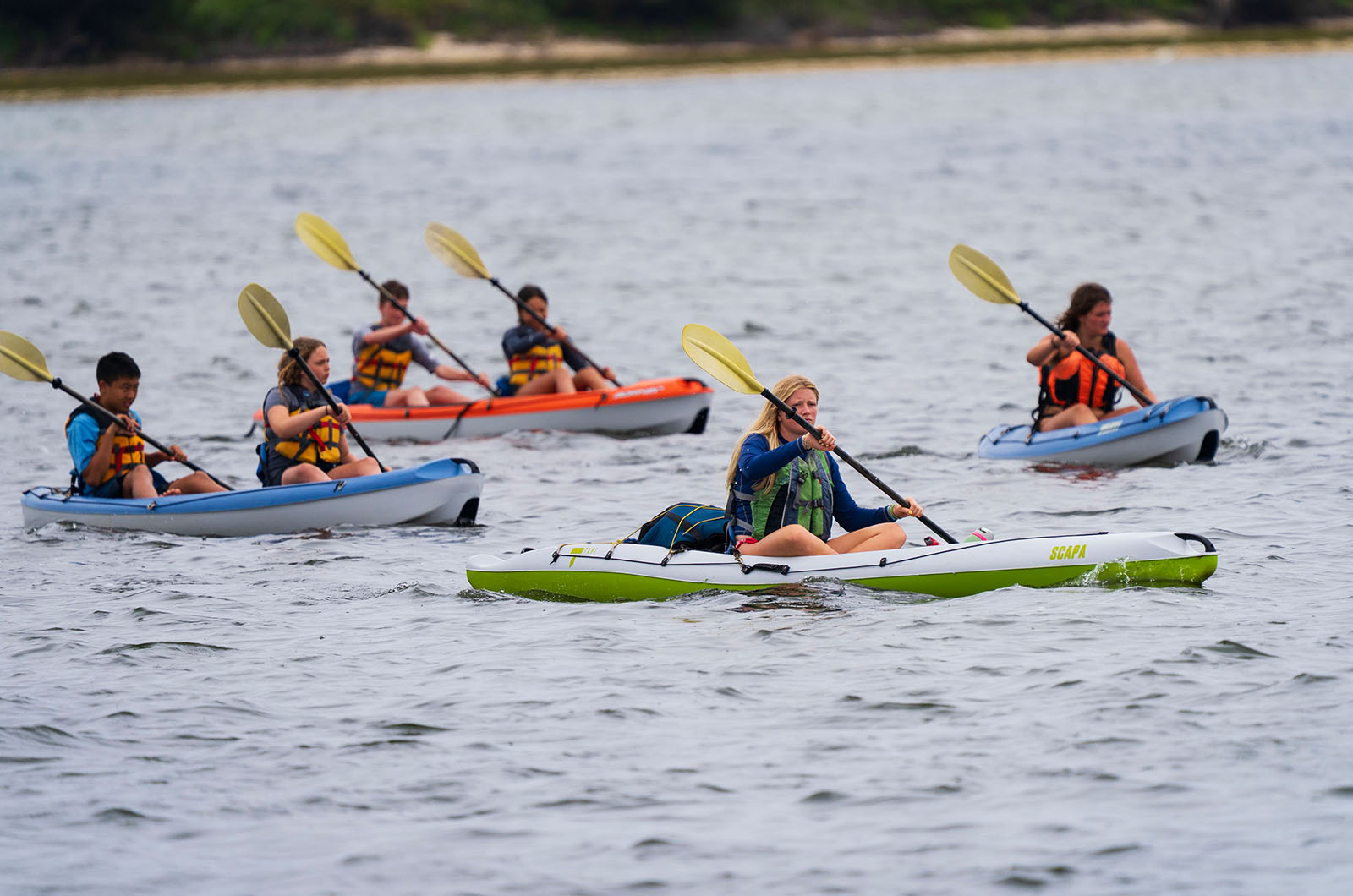 Out for a paddle.