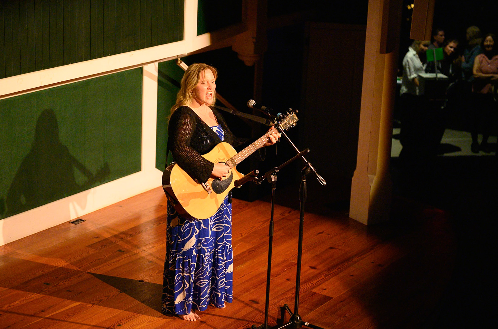 Katharine Redi sings a medley of songs.