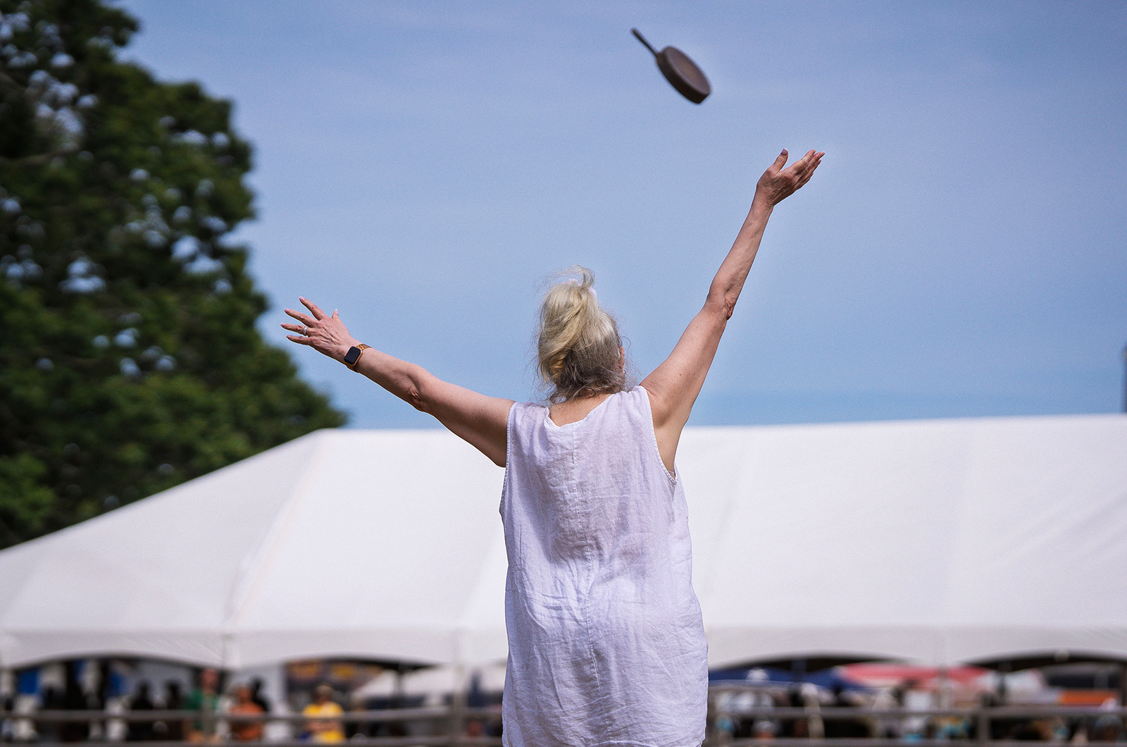 The skillet toss is always stiff competition.