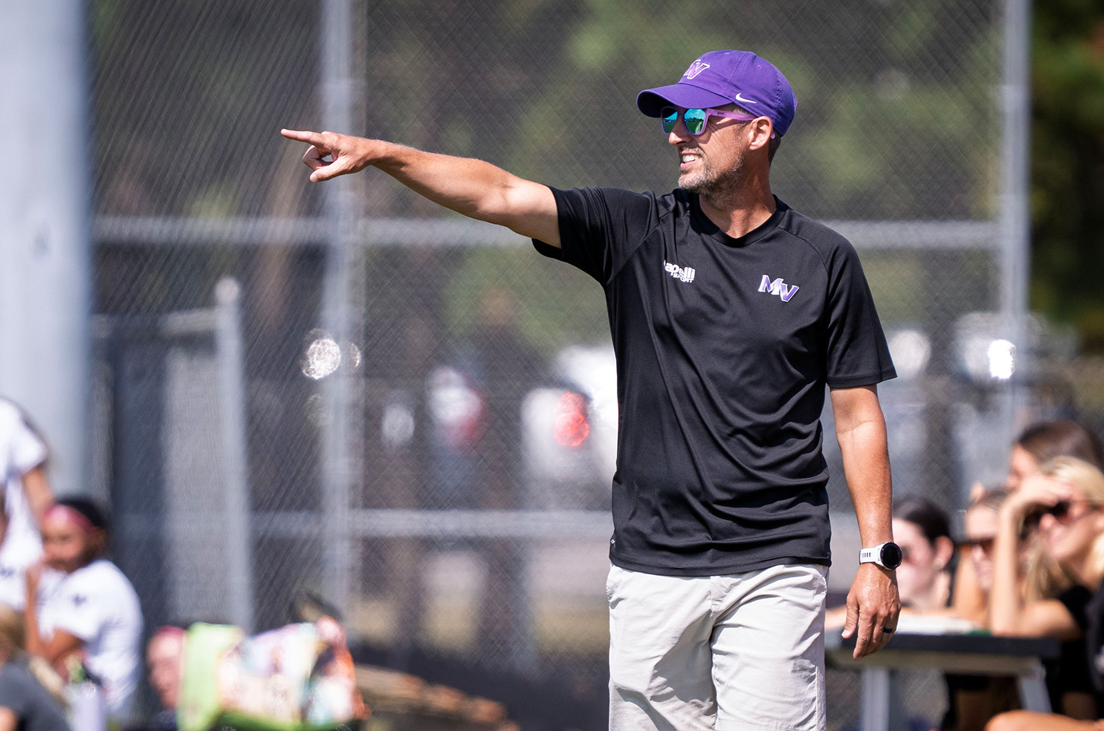 Girls Soccer coach Matt Malowski.