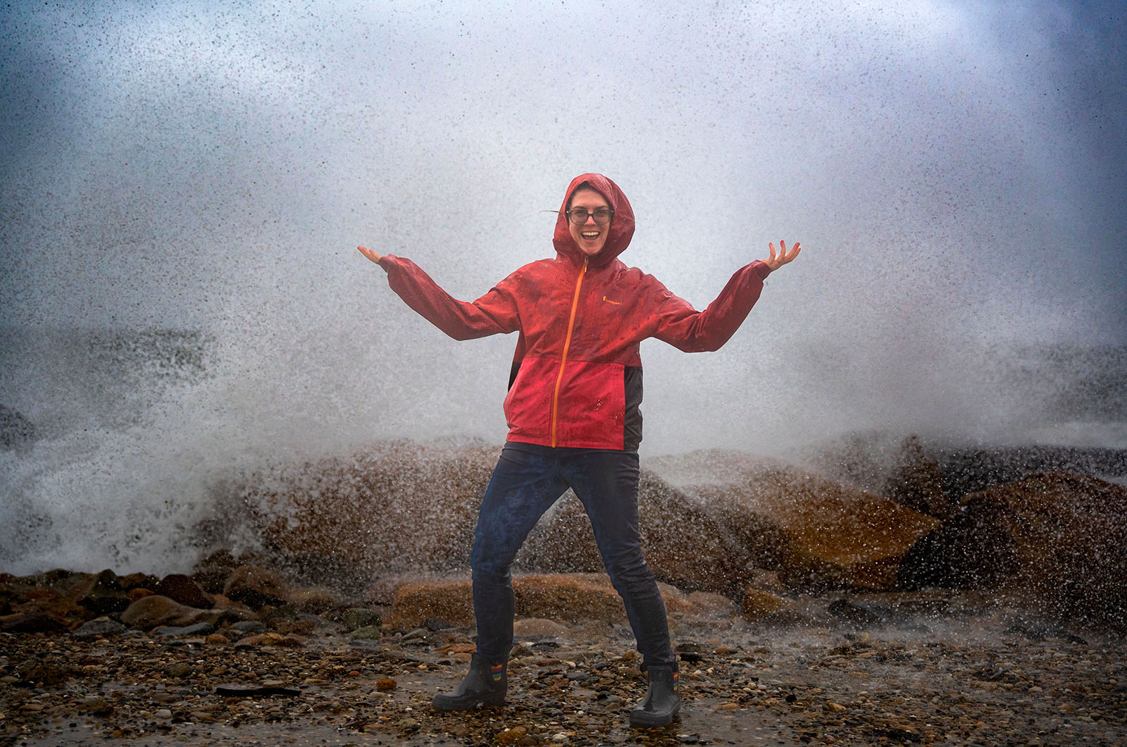 Braving the waves at East Chop is no problem.
