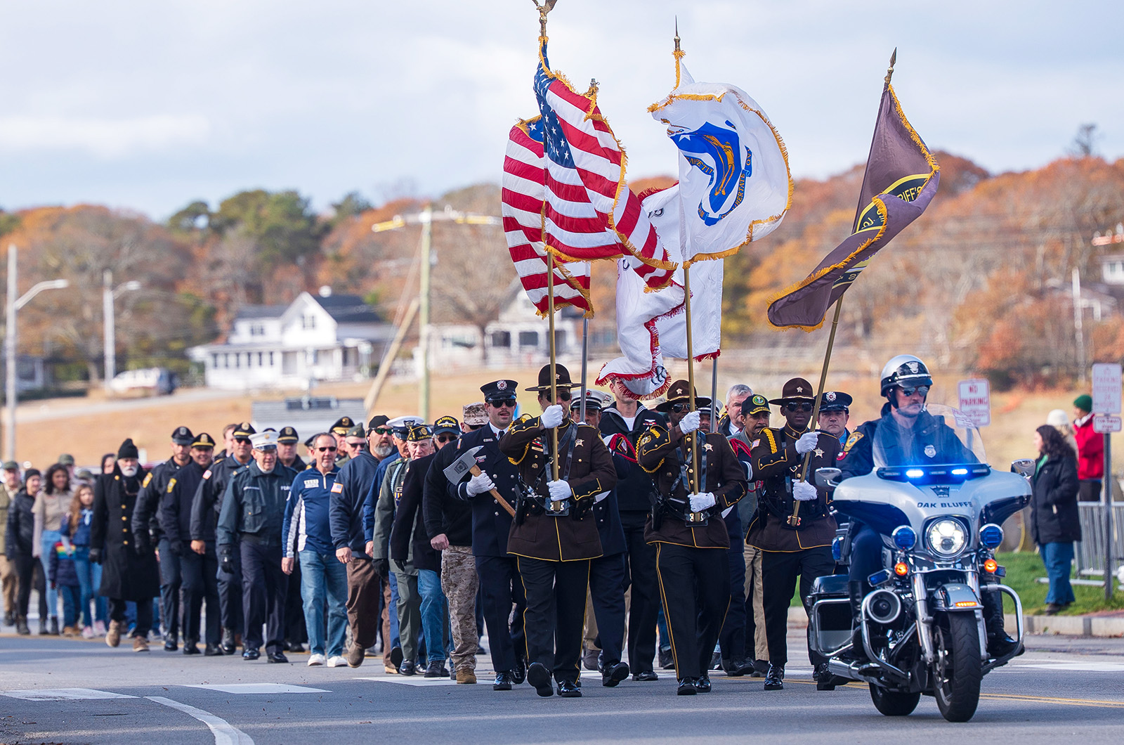 Parade started at Nancy's and made its way to Ocean Park.