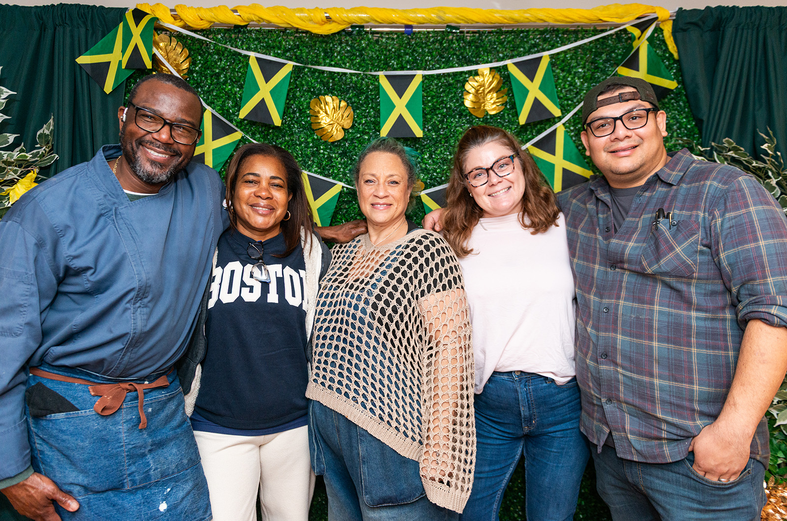 [l-r] Deon Thomas, Emily Thomas, Kharma Finley-Wallace, Rachel Alvarado, Jimmy Alvarado.
