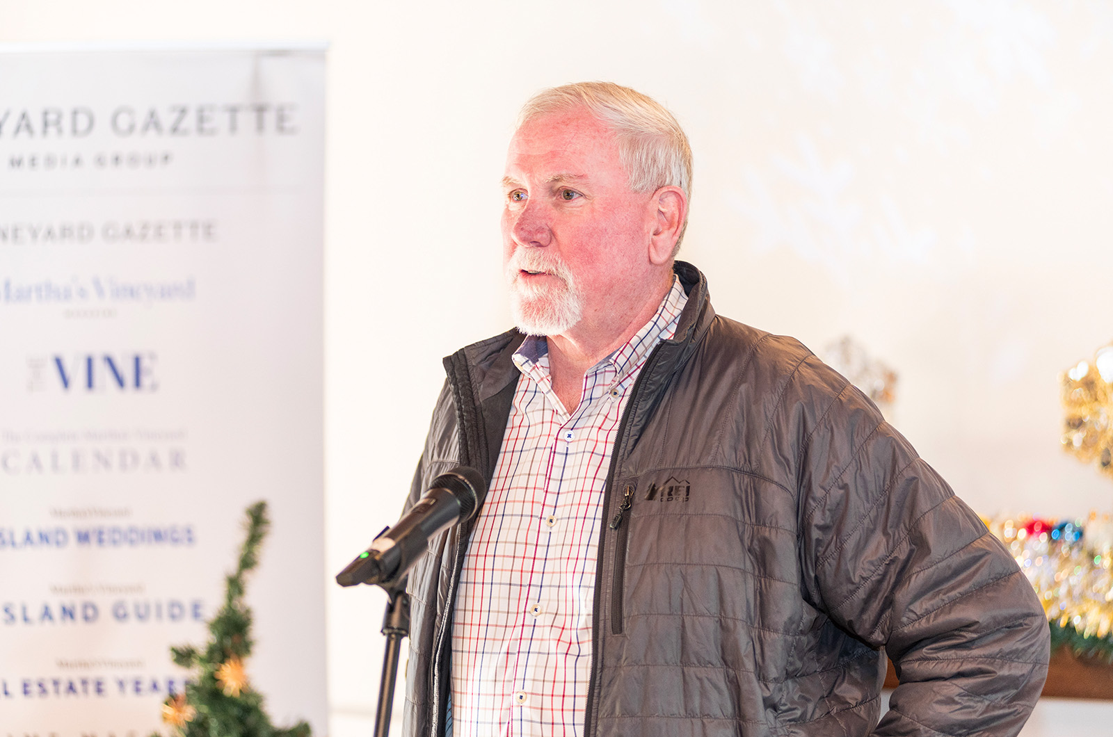 Dean Teague of MVCS gave brief remarks at the event.