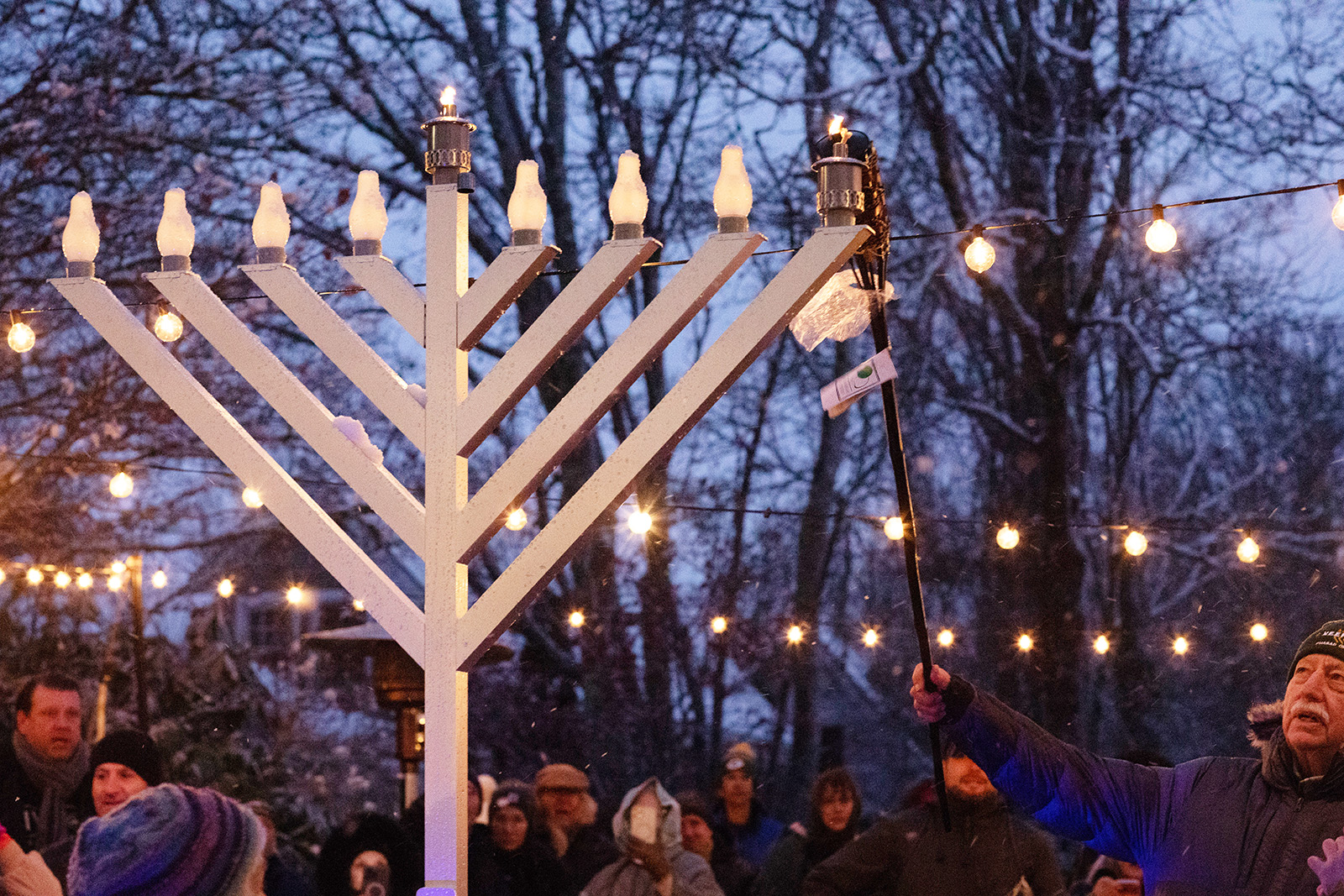 The festival of lights begins.
