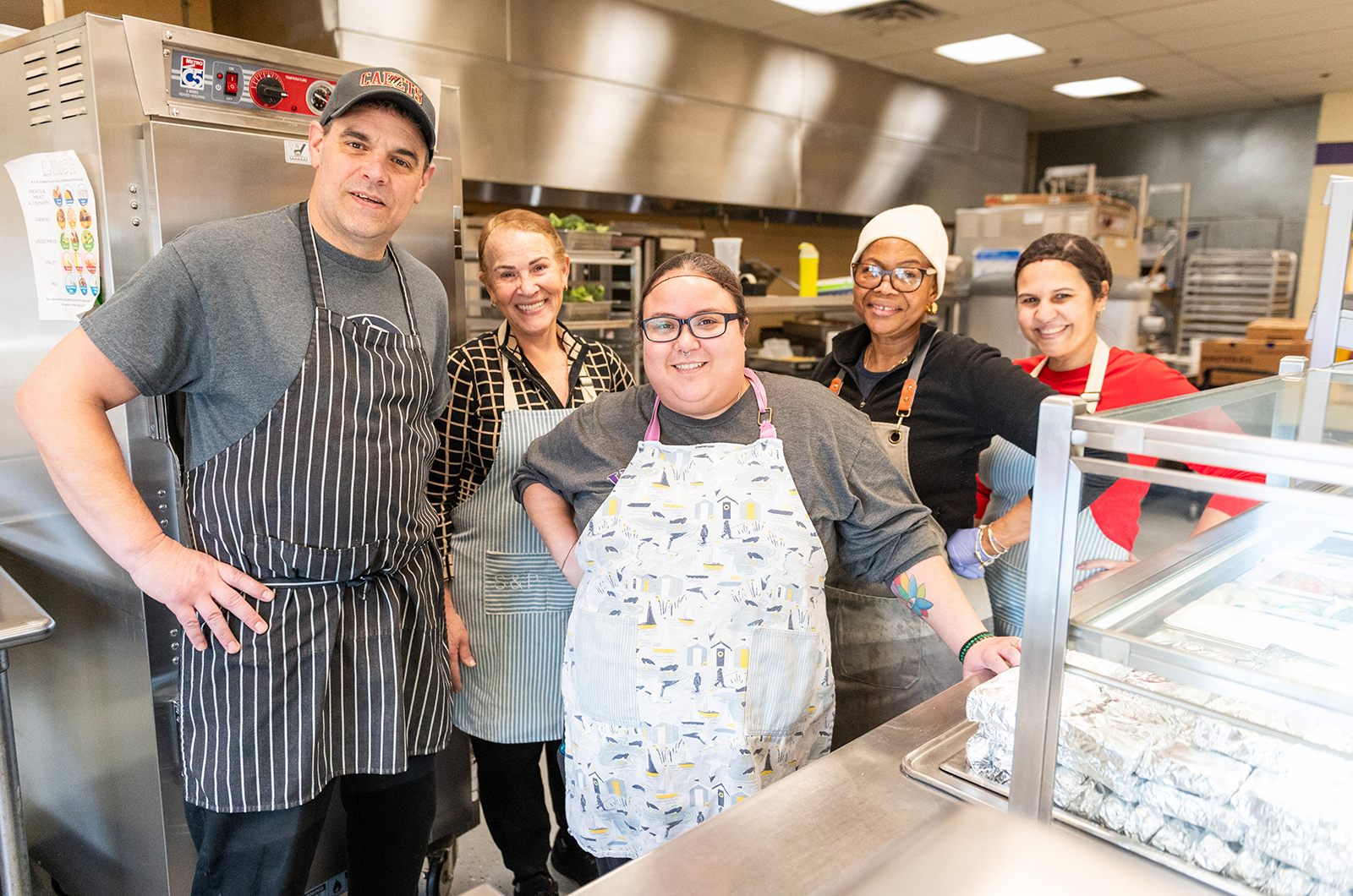 The crew: Marc Brasefield, Marlucia Boulet, Janet Tolentino, Lorraine Picard and Marcia Lima.