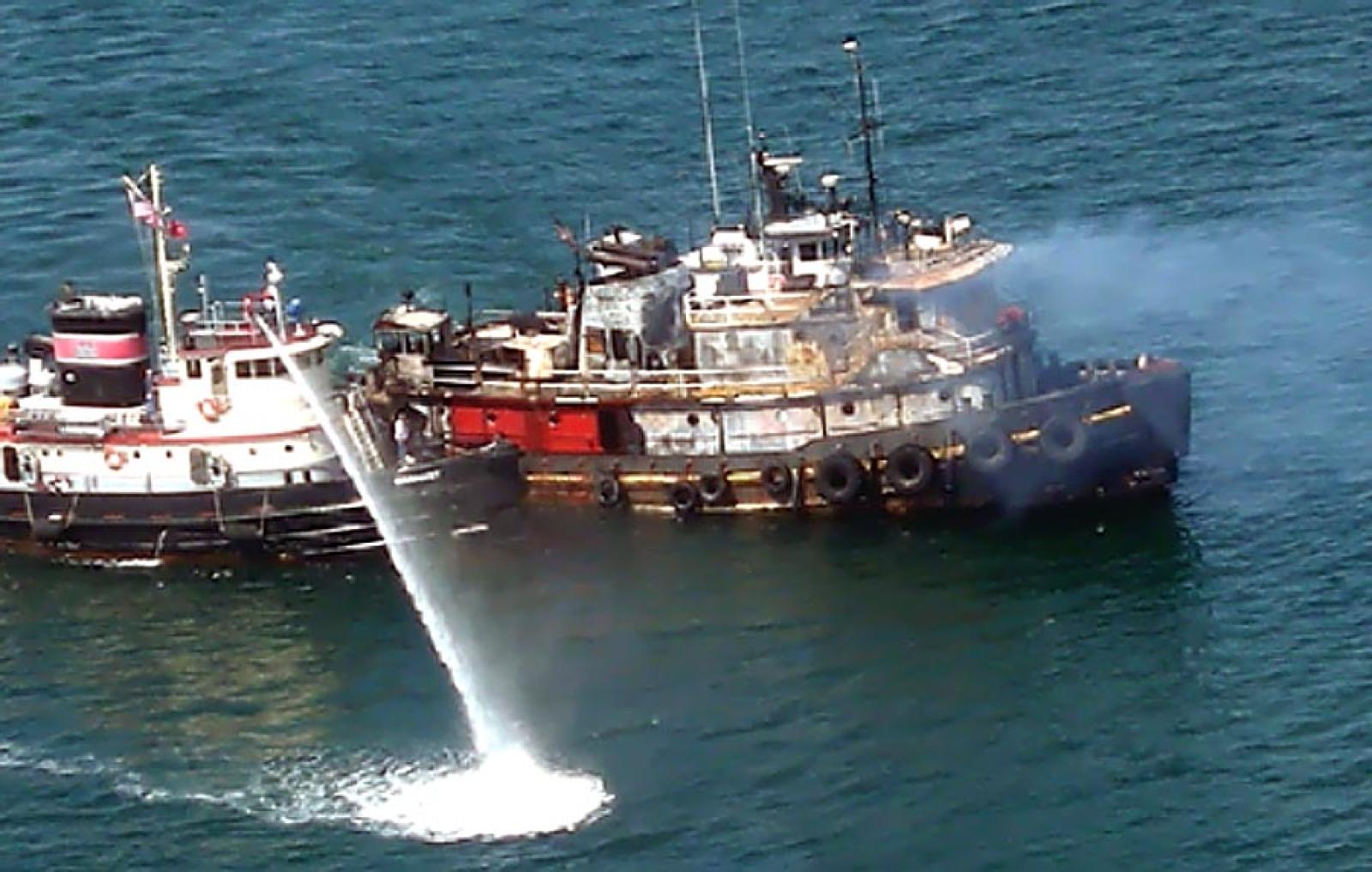 tugboat fire