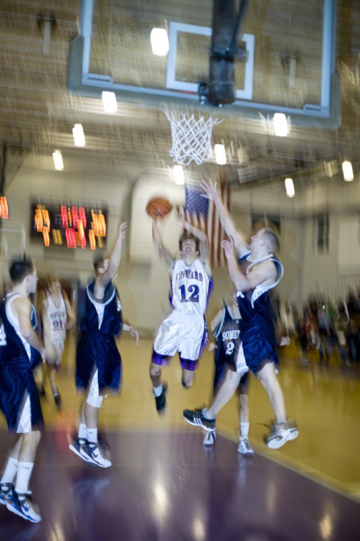 Mark Reppert goes for the net