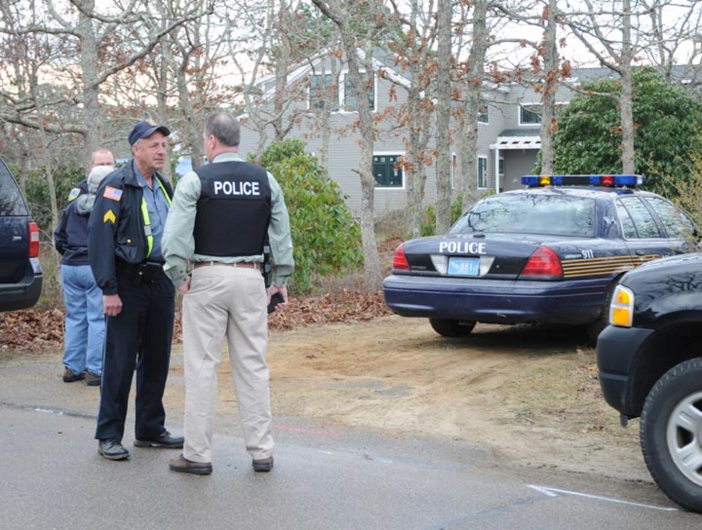 Skipper Manter Dan Rossi police at crime scene