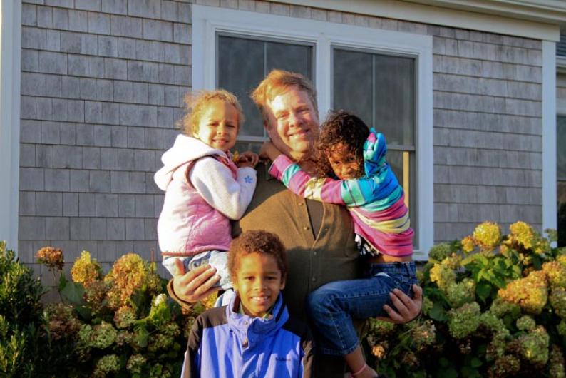 kids dad John Chivers Charlotte Jonathan Josephine