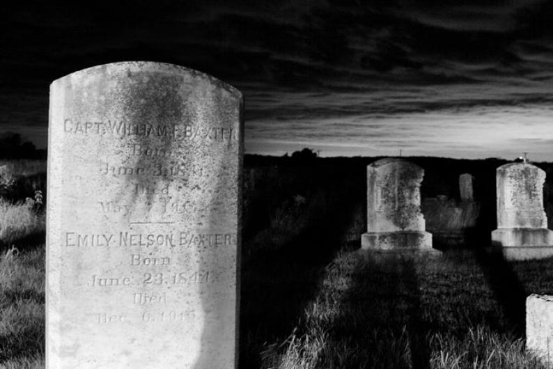 grave stones cemetery