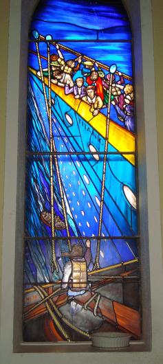 stained glass window
