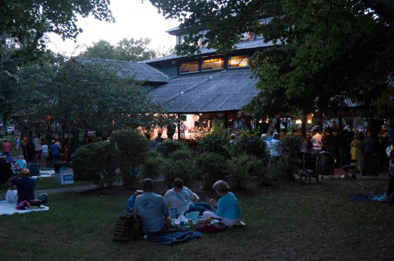 Summer music reached across Trinity Circle.