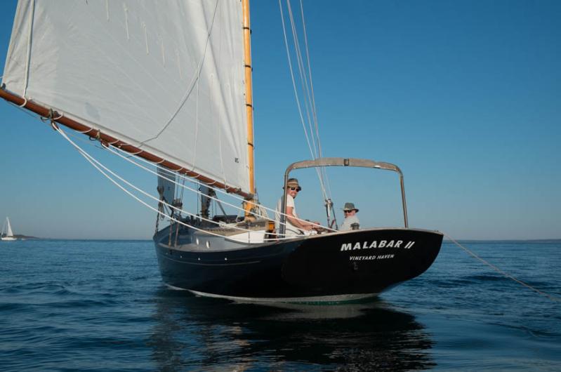 Schooner Malabar II from Vineyard Haven.