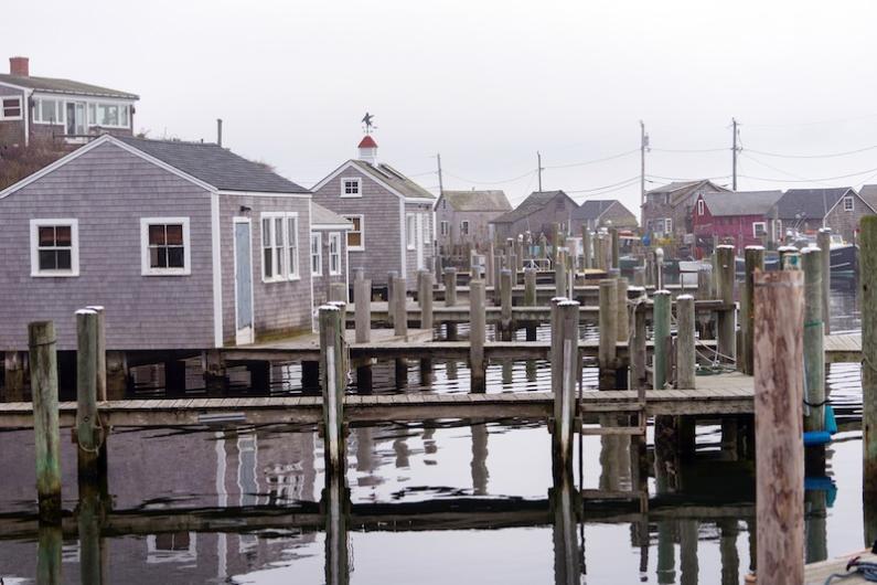 Menemsha in the fog. 