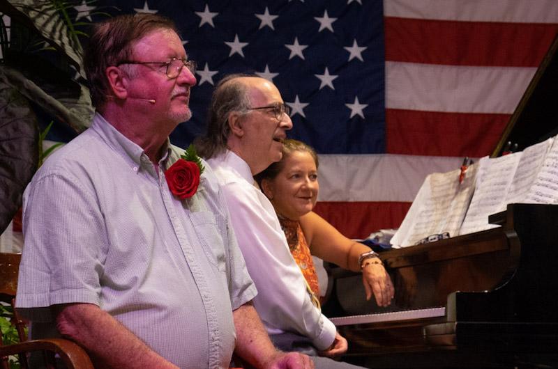 Sing along songs, lights, frivolity and fellowship. 
