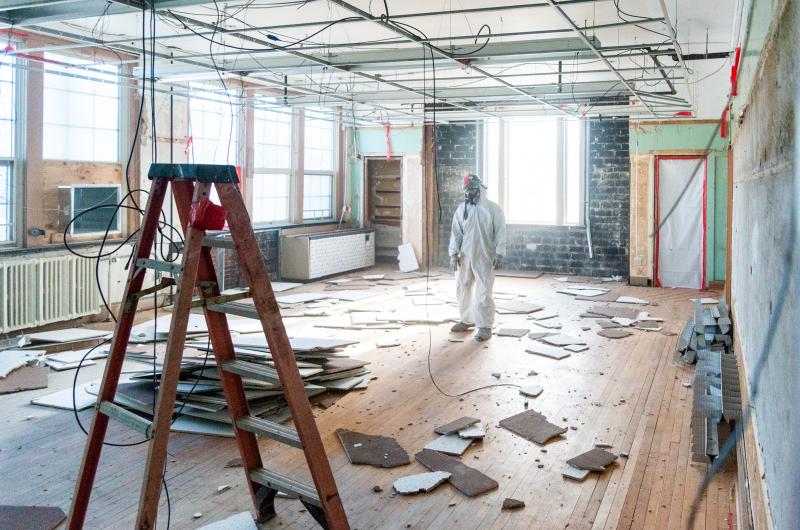 Possible contact with dangerous materials means every safety precaution is taken.