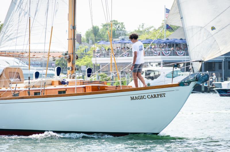 "Magic Carpet" in Edgartown Harbor.