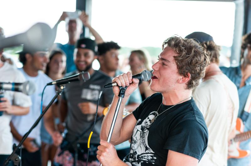 Atlas Zack, lead singer for "Dem Boys."